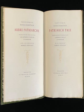 Arbre Patriarche / Patriarch Tree; Thirty Poems translated by a Benedictine of Stanbrook