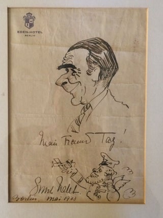 ARCHIVE OF FOUR ITEMS BY WWI GERMAN PILOT ERNST UDET FROM COLLECTION OF AMERICAM FILM DIRECTOR TAY GARNETT