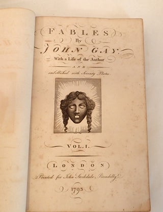 Item #010461 FABLES by John Gay, with a Life of the Author and embellished with seventy plates....