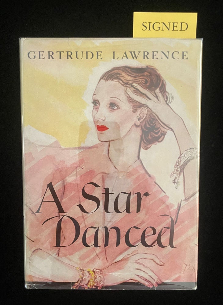 Item #011545 A STAR DANCED. Gertrude. Beatoin Lawrence, Cecil, dustjacket portrait.