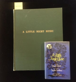 Item #011575 A LITTLE NIGHT MUSIC (bound music score). music, lyrics, book by, director