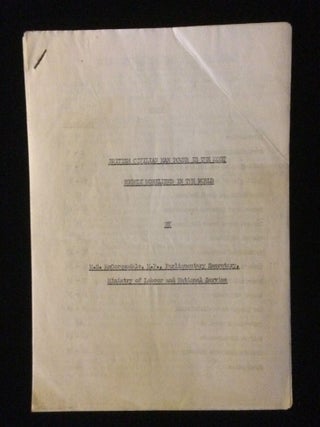 Item #011643 BRITISH CIVILIAN MANPOWER IS THE MOST HIGHLY MOBILISED IN THE WORLD. Malcolm S....