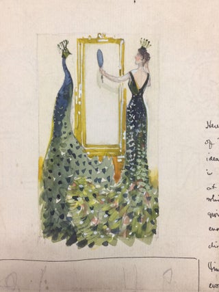 Item #011659 ARCHIVE OF SKETCHES, NOTES AND CORRESPONDENCE OF AMERICAN ILLUSTRATOR ORSON LOWELL....