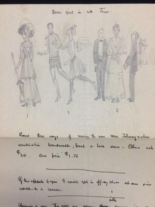 ARCHIVE OF SKETCHES, NOTES AND CORRESPONDENCE OF AMERICAN ILLUSTRATOR ORSON LOWELL