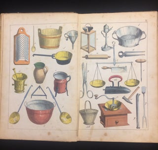 Bilder zum Anschauungs-Unterricht für die Jugend. Enthaltend 30 colorirte Blätter auf cartonirt Papier mit Abbildungen verschiedenartiger Gegenstände