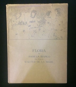 Item #011793 FLORA: A BOOK OF DRAWINGS. Walter . Bianco de la Mare, Pamela, poems, drawings