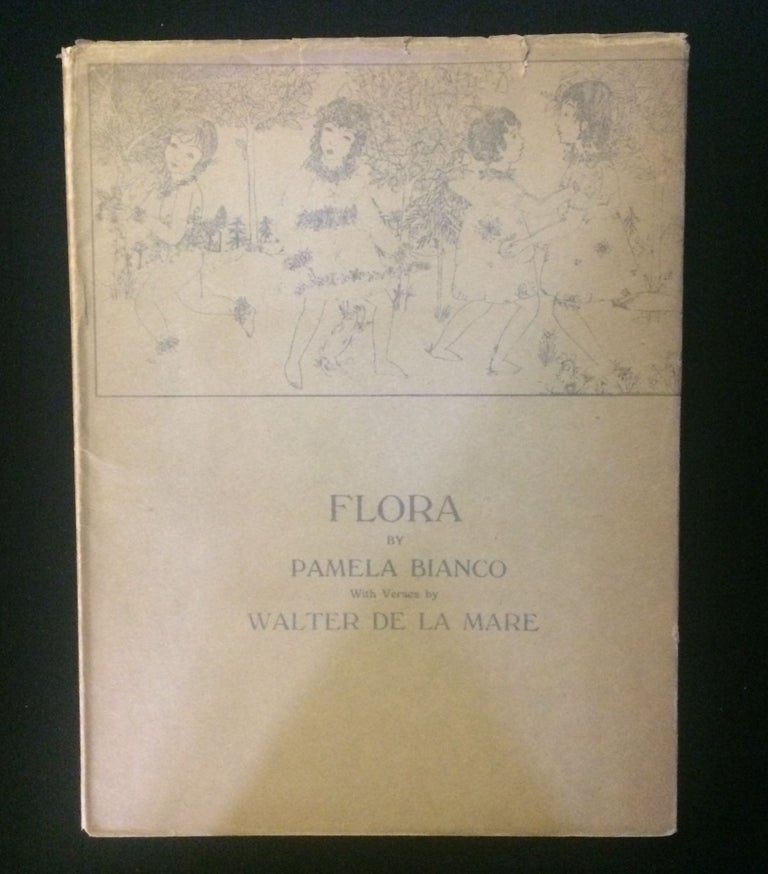 Item #011793 FLORA: A BOOK OF DRAWINGS. Walter . Bianco de la Mare, Pamela, poems, drawings.