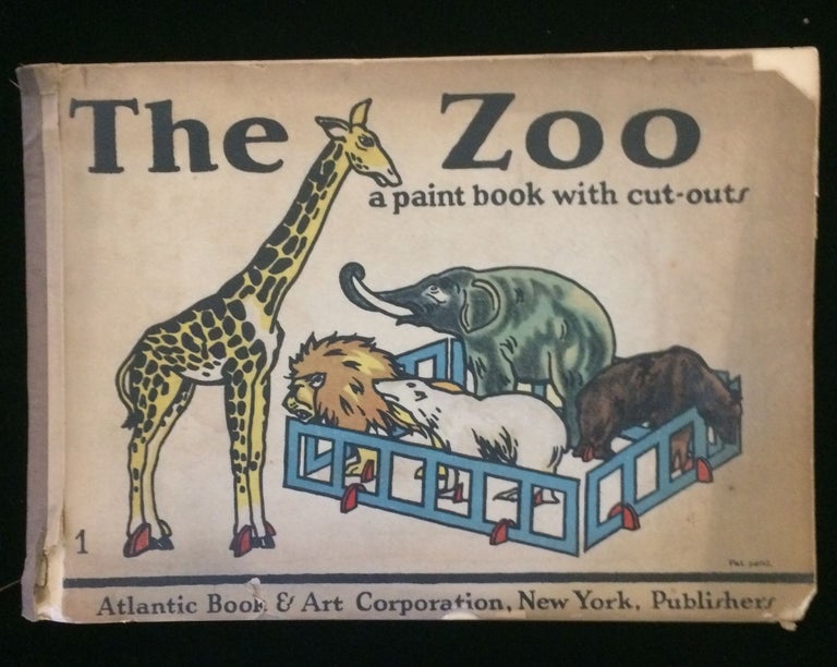 Item #011956 THE ZOO: A PAINT BOOK WITH CUT-OUTS (Orbis Paint Book). Atlantic Book, Art Corporation.