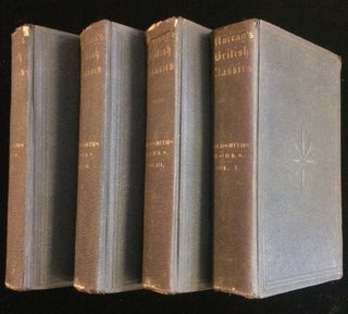 Item #012227 THE WORKS OF OLIVER GOLDSMITH (4 volumes). Oliver. Cunningham Goldsmith, Peter