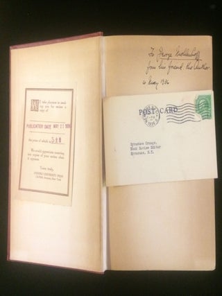 Item #012235 THOMAS DE QUINCEY: A BIOGRAPHY. Horace Ainsworth Eaton