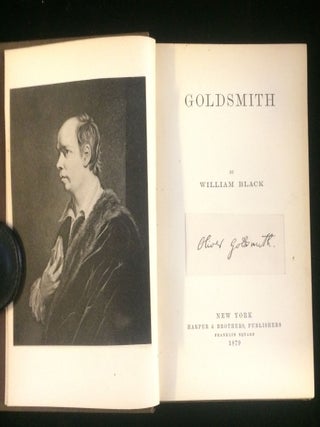 Item #012243 OLIVER GOLDSMITH. William Black