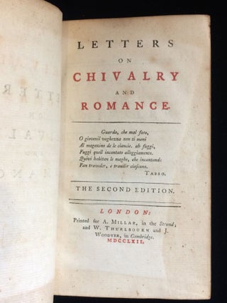 Letters on Chivalry and Romance