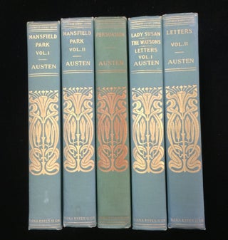 Item #012286 MANSFIELD PARK, PERSUASION, LETTERS (5 volumes). Jane Austen