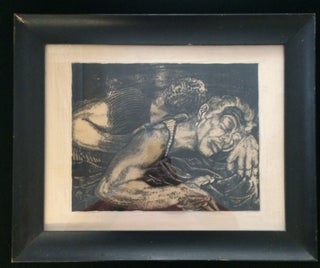 Item #012311 TRIPTYCH OF ORIGINAL SCRATCHBOARDS FOR STEWARD'S UNPUBLISHED TRANSLATION OF JEAN...