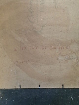 TRIPTYCH OF ORIGINAL SCRATCHBOARDS FOR STEWARD'S UNPUBLISHED TRANSLATION OF JEAN GENET'S QUERELLE