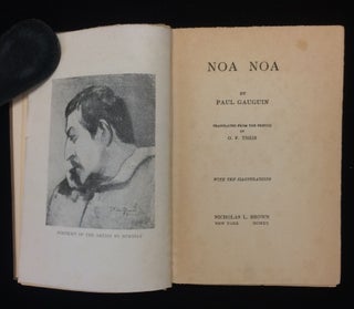 Item #012320 NOA NOA. Paul. Theis Gaugin, O. F., translated from French by