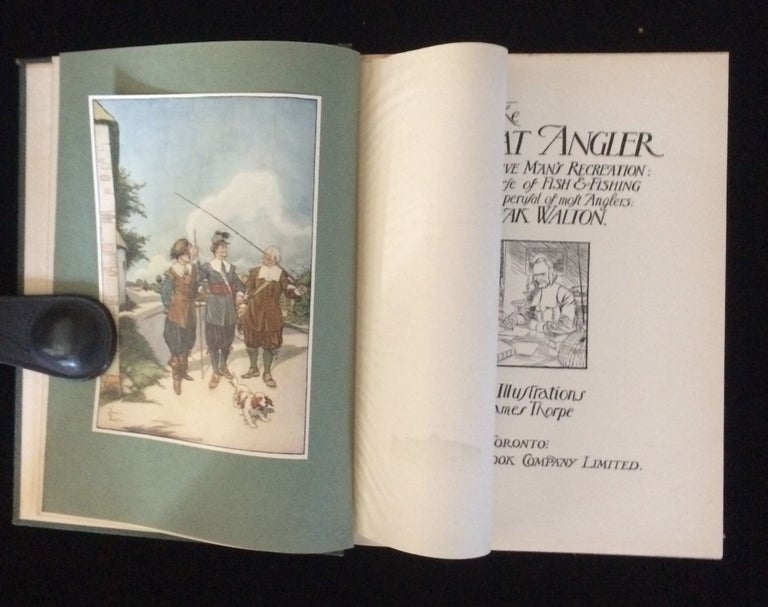 Item #012323 THE COMPLEAT ANGLER. Izaak. Thorpe Walton, James, illustrations.