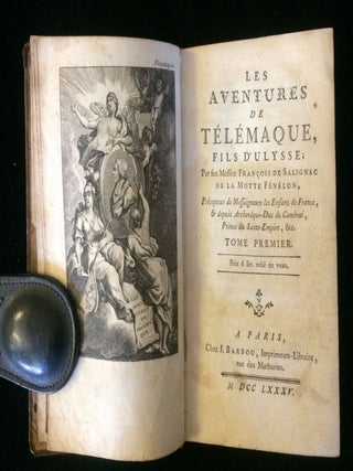 Item #012369 LES AVENTURES DE TELEMAQUE FILS D'ULYSSE... (2 volumes). FÉNELON,...