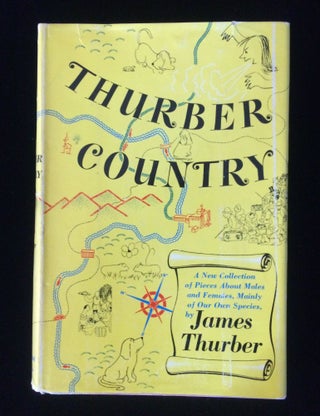 Item #012375 THURBER COUNTRY. James. Bacon Thurber, Paul, dustjacket design