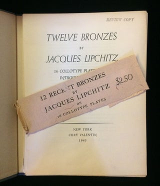 Item #012410 TWELVE BRONZES BY JACQUES LIPCHITZ. Jacques Lipchitz, sculpture