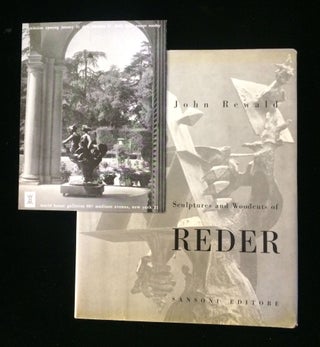 Item #012413 Sculptures and Woodcuts of Reder. Bernard . Rewald Reder, John, scuplture of