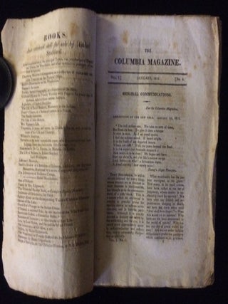 The Columbia Magazine, Designed to Promote Evangelical Knowledge and Morality