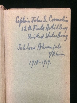LEGENDS OF THE RHINE (copy owned by WWI US infrantryman likely in Battle of Soissons)