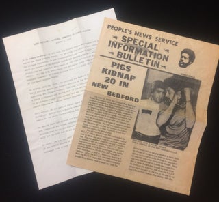 Item #012526 BLACK PANTHER PARTY bulletin newspaper and press release August 1970