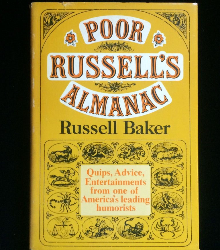 Item #012566 POOR RUSSELL'S ALMANC. Russell Baker.
