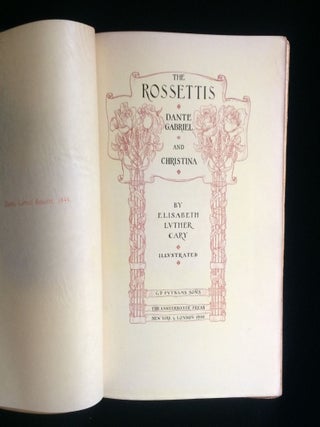 THE ROSETTIS DANTE GANRIEL AND CHRISTINA