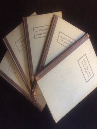 Item #012669 LONG ISLAND COLONIAL PATENTS, ANCESTRY OF GOVERNOR DONGAN, HOURS WITH OLD...