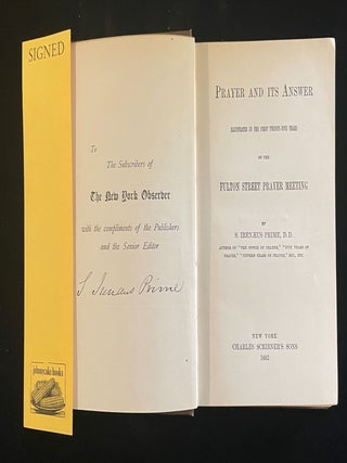 Item #012731 PRAYER AND ITS ANSWERS Illustrtated in the First Twenty-Five Years of the Fulton...
