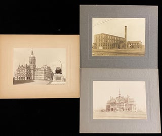 10 MOUNTED PHOTOGRAPHS OF HARTFORD, CONNECTICUT c1900