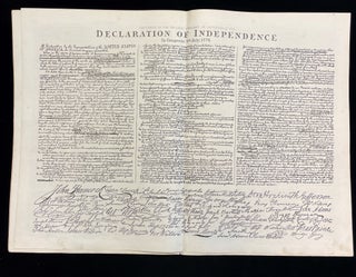 Item #012810 HARPER'S WEEKLY VOL XX No. 1919 July 8, 1876. (Declaration of Independence). Thomas...