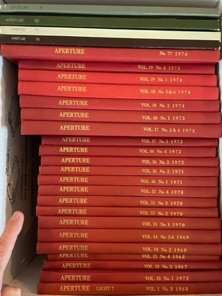 Item #012841 APERTURE (104 bound isuues). Minor White