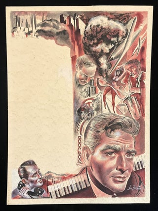 Item #012904 ORIGINAL ILLUSTRATION BY IRV DOCKTOR FOR ARTICLE IN REDBOOK MAGAZINE April 1950. Irv...