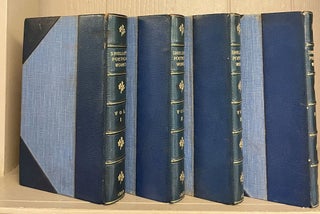 THE POETICAL WORKS OF PERCY BYSSHE SHELLEY EDITED BY MRS. SHELLEY (4 volumes complete)