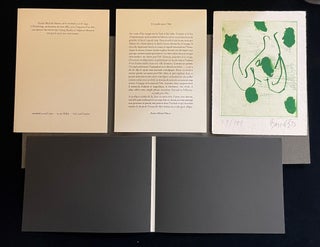 Item #012924 tel un jour de fete 9.IV.1993 UN JARDIN OUR L'ETRE. Rainer Michael. George Baselitz...