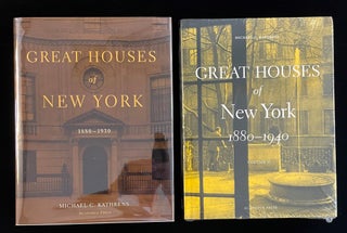 Item #012993 GREAT HOUSES OF NEW YORK 1880 -1930 (and) GREAT HOUSES OF NEW YORK 1880-1940 (2...