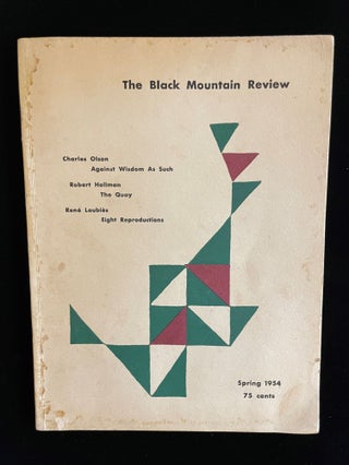 Item #013013 BLACK MOUNTAIN REVIEW Spring1954 Vol. 1 No. 1. Irving Layton Paul Blackburn,...