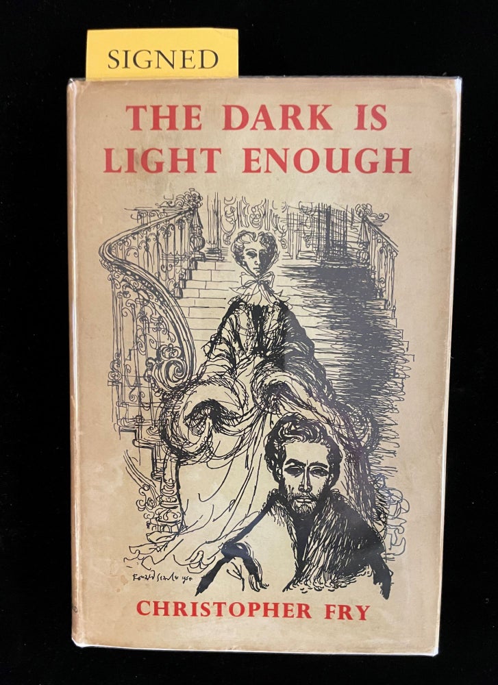 Item #013014 THE DARK IS LIGHT ENOUGH. Christopher Fry.