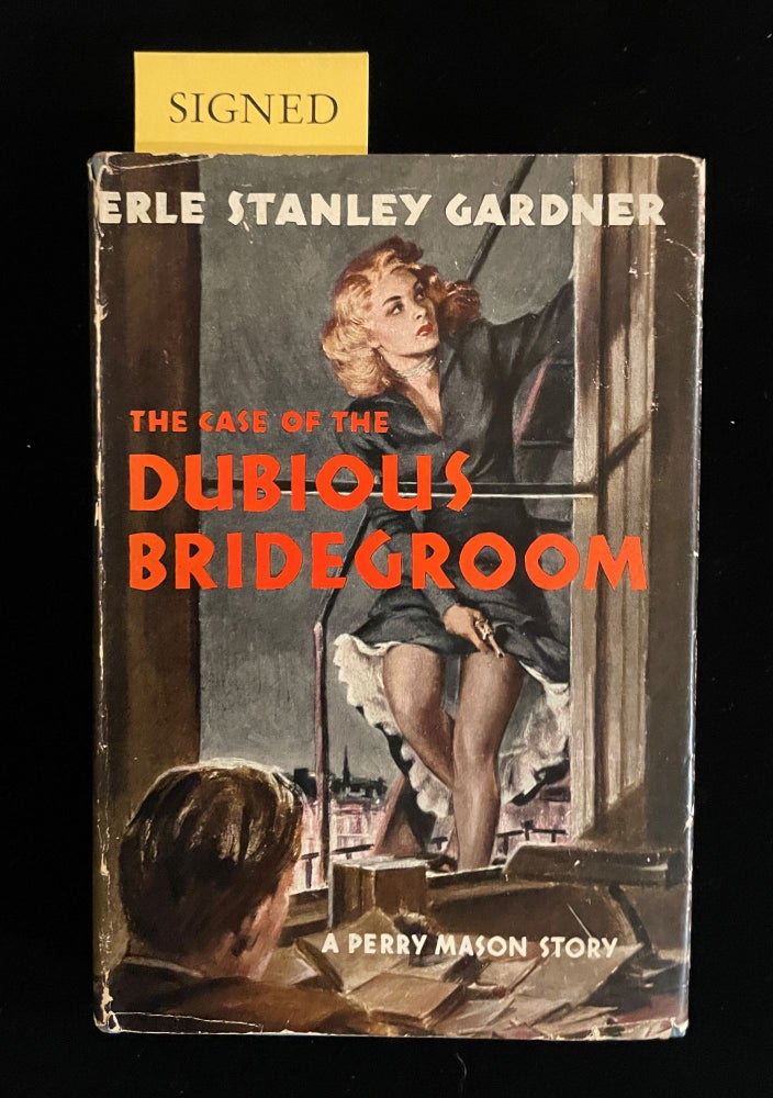 Item #013021 THE CASE OF THE DUBIOUS BRIDEGROOM. Erle Stanley. . Lofgren Gardner, Charles, Marlene Dietrich, dustjacket art.