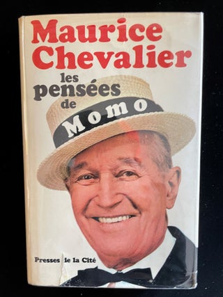 Item #013022 LES PENSEES DE MOMO. Maurice Chevalier, Marlene Dietrich