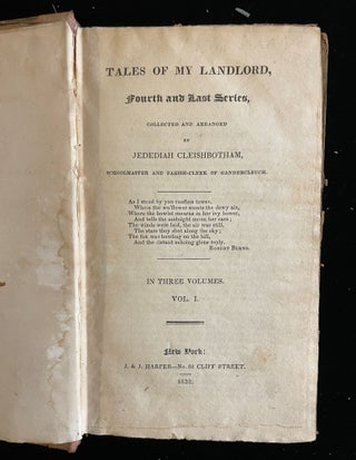 TALES OF MY LANDLORD: FOURTH AND LAST SERIES
