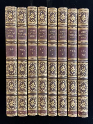 Item #013113 THE WORKS OF ROBERT BURNS. Robert Burns, Riviere Binding