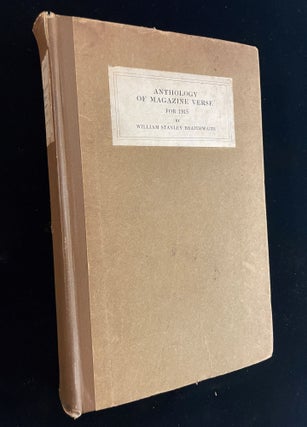 Item #013131 ANTHOLOGY OF MAGAZINE VERSE FOR 1915 AND YEAR BOOK OF AMERICAN POETRY. William...