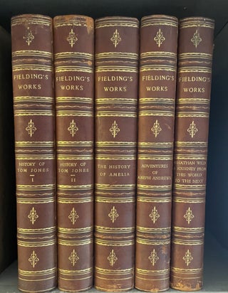 Item #013160 FIELDING'S NOVELS (TOM JONES, JOSEPH ANDREWS, AMELIA, JONATHAN WILD). (WORKS). Henry...