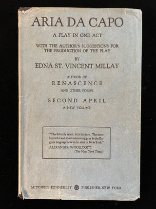 Item #013178 ARIA DA CAPO. Edna St. Vincent Milay Millay