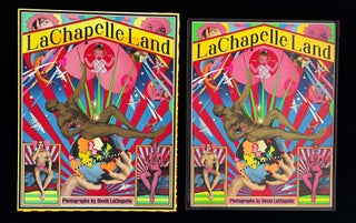 Item #013218 Lachapelle Land. Photographs by David Lachapelle. box, cover design, photographs