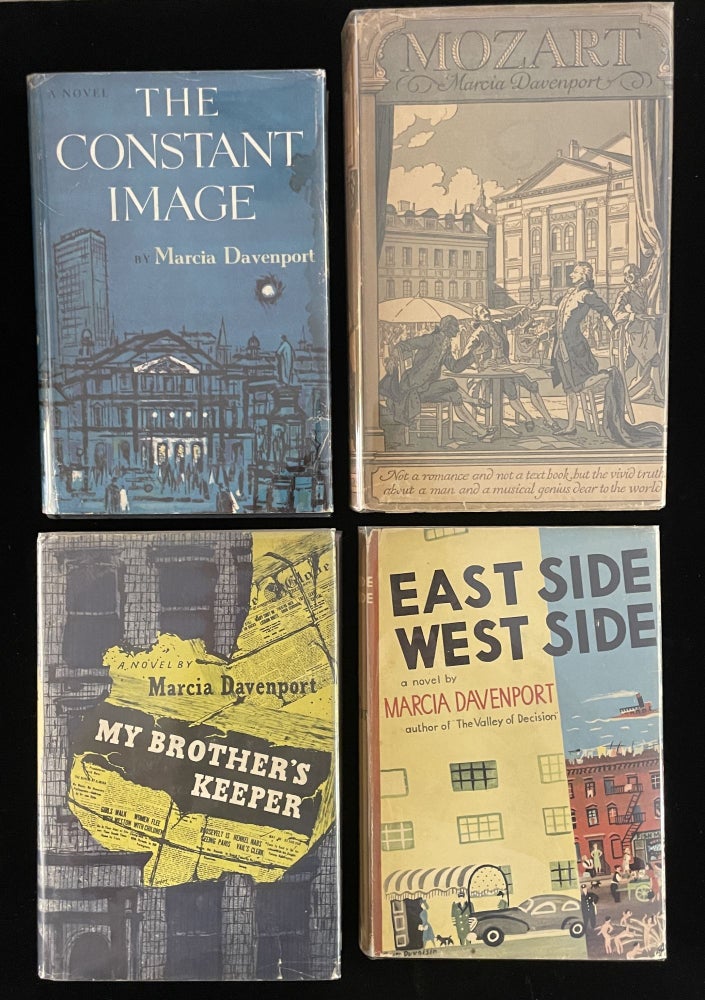 Item #013262 MOZART, EAST SIDE WEST SIDE, MY BROTHER'S KEEPER and THE CONSTANT IMAGE - 4 Martha Davenport titles. Martha Davenport.